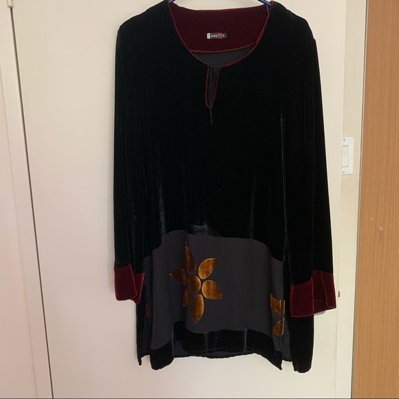 Jump Velvet Long Shirt - Picture 7 of 7